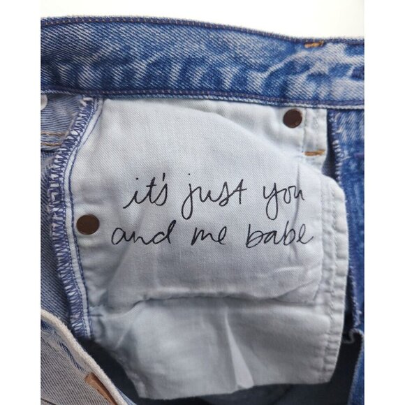 GRLFRND Karolina High-Rise Raw Edge Jeans 24 XXS Dont Cry Daddy $225 - Picture 16 of 16